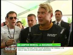Mika Hakkinen da sfaturi soferilor din Romania