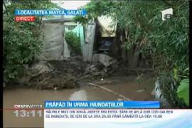 Prapad  in urma inundatiilor