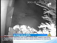 Timisoara: Muncitori, surprinsi cand furau materialele de constructii