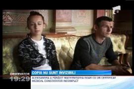 "Copiii nu sunt invizibili"! Alexandra, o tanara fara identitate