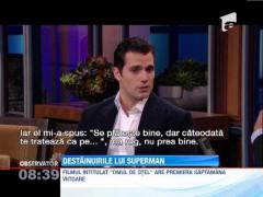 Noul "Superman" a facut marturisiri in emisiunea lui Jay Leno