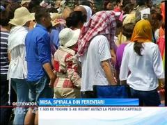 1.500 de yoghini s-au reunit astazi la periferia Capitalei