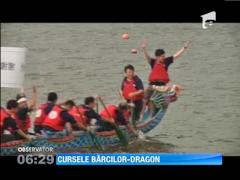 Taiwan: Curse traditionale de "barci dragon"