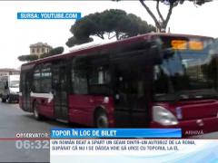 Italia: Un roman i-a speriat de moarte pe pasagerii unui autobuz