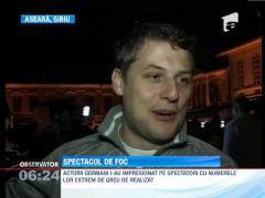 Trupa de teatru "Titanic" a transformat Sibiul intr-o scena veritabila