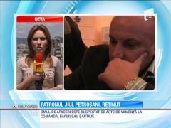 Alin Simota, finantatorul echipei de fotbal Jiul Petrosani, suspectat de acte de violenta la comanda