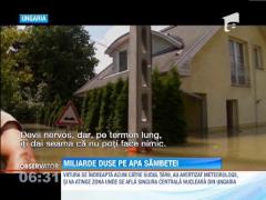 Apa Dunarii se retrage din Budapesta