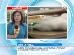 Un copil de 13 ani a murit dupa ce a fost lovit cu o minge de fotbal