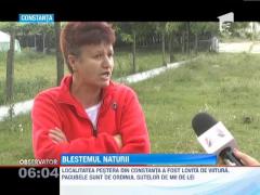 Zeci de gospodarii din Suceava, devastate de furtuna