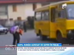 Italia: Soferul unui microbuz scolar, acuzat ca a amenintat un elev roman
