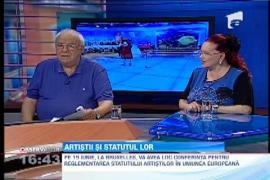 Stela Popescu si Alexandru Arsinel vor participa la conferinta statutului artistilor in UE