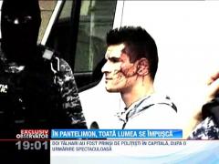 UPDATE! Doi hoti, prinsi cu focuri de arma, dupa o urmarire spectaculoasa prin Capitala