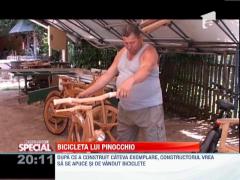 SPECIAL! Prima bicicleta din lemn fabricata in Romania