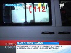 De la botez la spital: 20 persoane s-au imbolnavit dupa ce au mancat la un restaurant