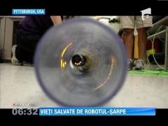 Un robot in forma de sarpe ar putea salva mii de vieti