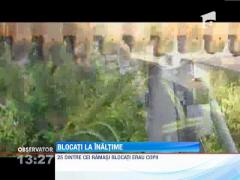 Britanici blocati intr-un carusel, la sase metri inaltime