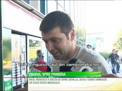 Raul Rusescu a zburat in Spania pentru a semna cu Sevilla
