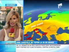 Romania incepe sa fiarba! Vine canicula