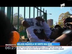Starea de sanatate a lui Nelson Mandela se amelioreaza