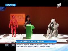 New York: Expozitie de arta realizata din caramizi de jucarie Lego