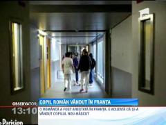 Copil roman, vandut in Franta