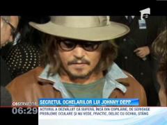 Johnny Depp:: "La ochiul stang, sunt orb ca un liliac"