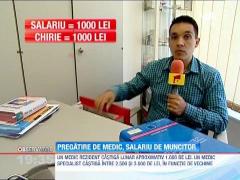 Pregatire de medic, salariu de muncitor