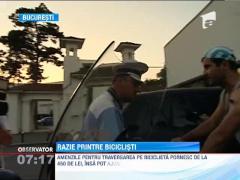 Razie printre biciclistii din Bucuresti