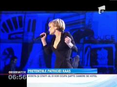 Cerintele Patriciei Kaas pentru concertele din Romania