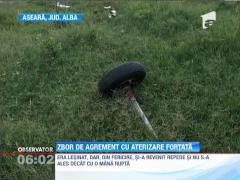 Alba Iulia: Un avion de mici dimensiuni a aterizat fortat