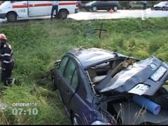 Accident spectaculos in Cluj
