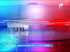 Canada continua sa lupte cu apele