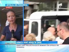 Ranitii accidentului din Muntenegru, adusi in tara