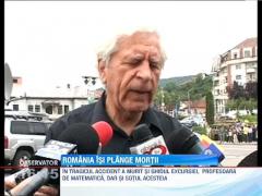 Trupurile neinsufletite ale victimelor din Muntenegru au ajuns in tara