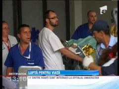 Sase dintre pacientii internati la Floresca,  in stare critica