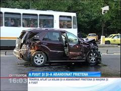 Accident cu sase masini in Capitala. Soferul vinovat a fugit