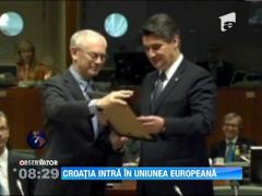 Croatia va adera oficial in Uniunea Europeana