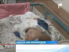 Povestea unui supravietuitor! Andrei s-a nascut la numai 25 de saptamani