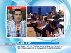 UPDATE! Frauda la BAC la liceul "Dimitrie Bolintineanu" din Capitala