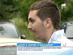 Lacrimi si suspine la prima proba scrisa de la BAC