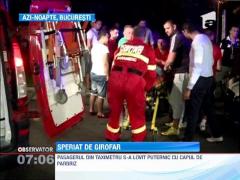 O masina de politie a provocat un accident rutier in Capitala!