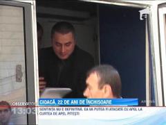 Cristian Cioaca, condamnat la 22 de ani de inchisoare