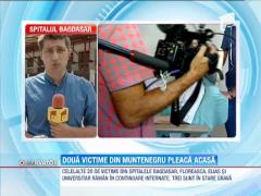 Doua victime din Muntenegru pleaca acasa