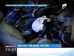 Preotul, sotia sa si unul dintre copii, morti intr-un accident de circulatie, vor fi inmormantati maine