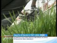Bebelusul gasit mort in curtea spitalului din Targu Carbunesti a fost nascut in toaleta