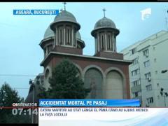 Accident mortal pe pasajul Basarab din Capitala