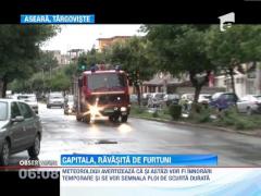 Capitala, ravasita de furtuni