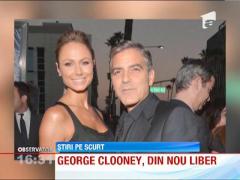 George Clooney, din nou singur