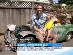 Un bebelus a comandat o masina de pe telefonul mobil