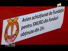 Aeronava medicala pentru SMURD, din donatiile de 2% ale romanilor